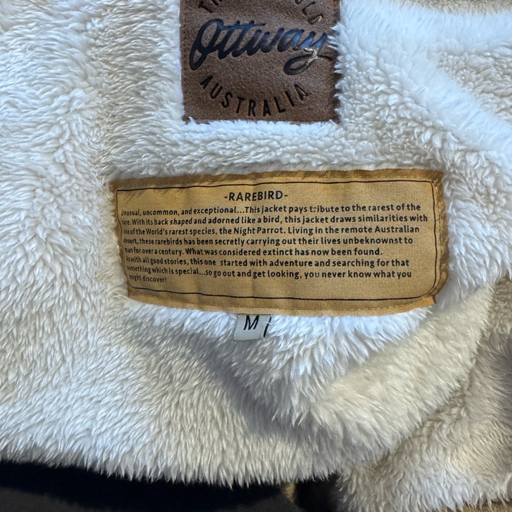 Tan and Brown Women's Jacket - Picture 3 of 3
